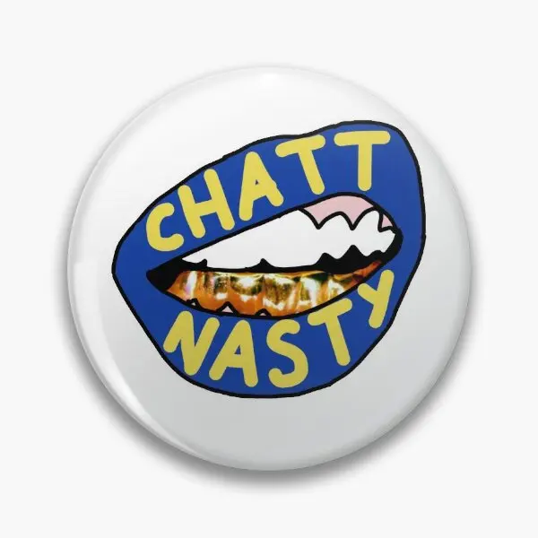 

Chatt Nasty Soft Button Pin Metal Fashion Creative Lapel Pin Hat Cute Badge Funny Jewelry Gift Clothes Lover Decor Women Brooch
