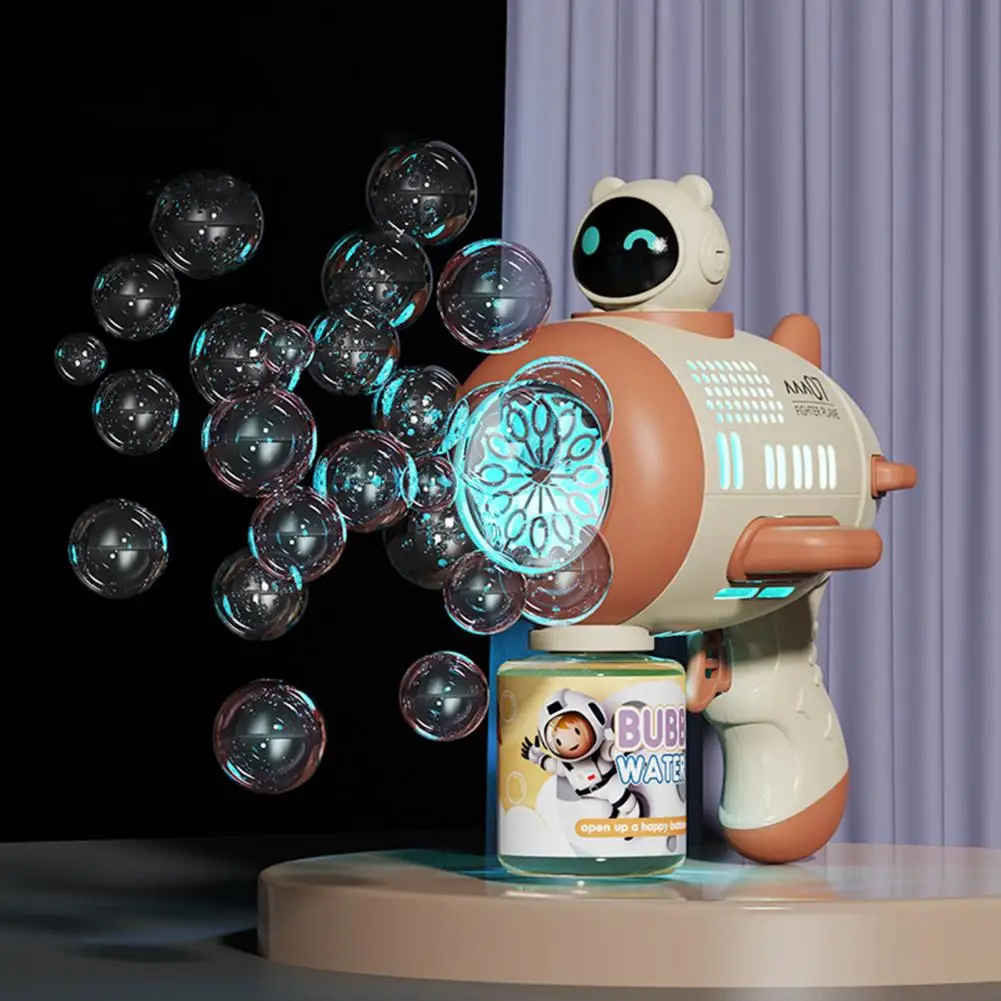 

Bubble Maker Fashion 360-degree Flip Colorful Fighting Plane Bubble Blower Outdoor Toy