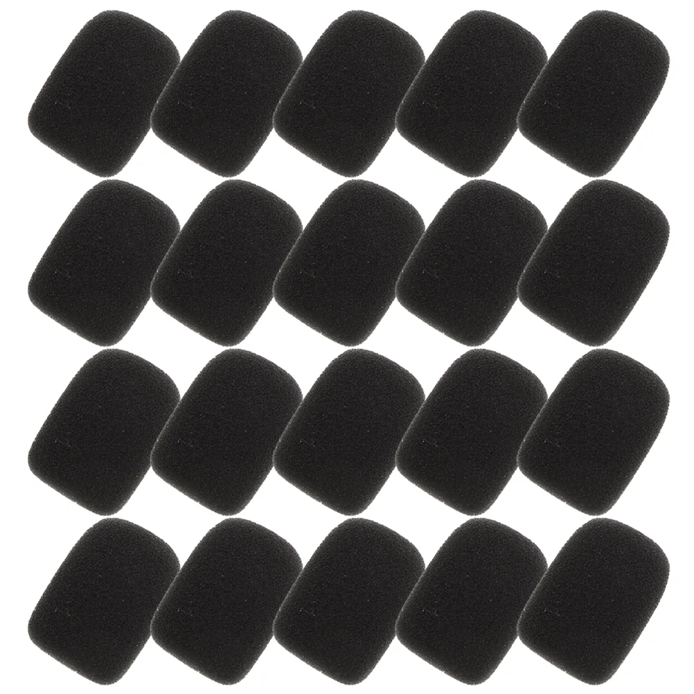 

24 Pcs Mic Covers Stage Microphone Accessory Loudspeaker Sponge Supply Windscreen Headphones