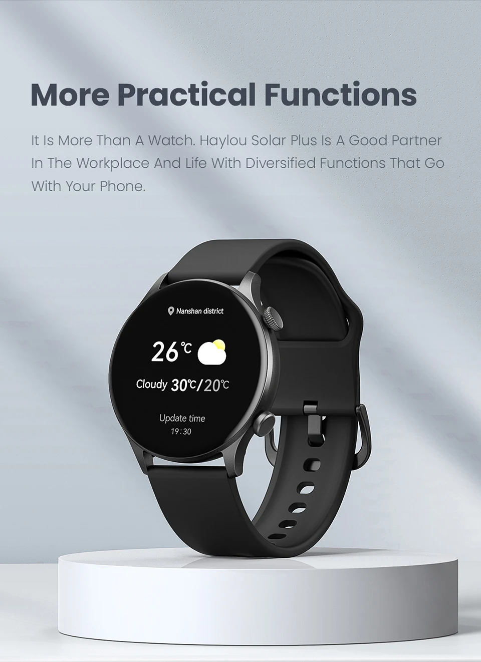 Haylou Solar Plus - Montre Intelligente Bluetooth V5.3 - Écran Amoled - 1,43 Pouce-22
