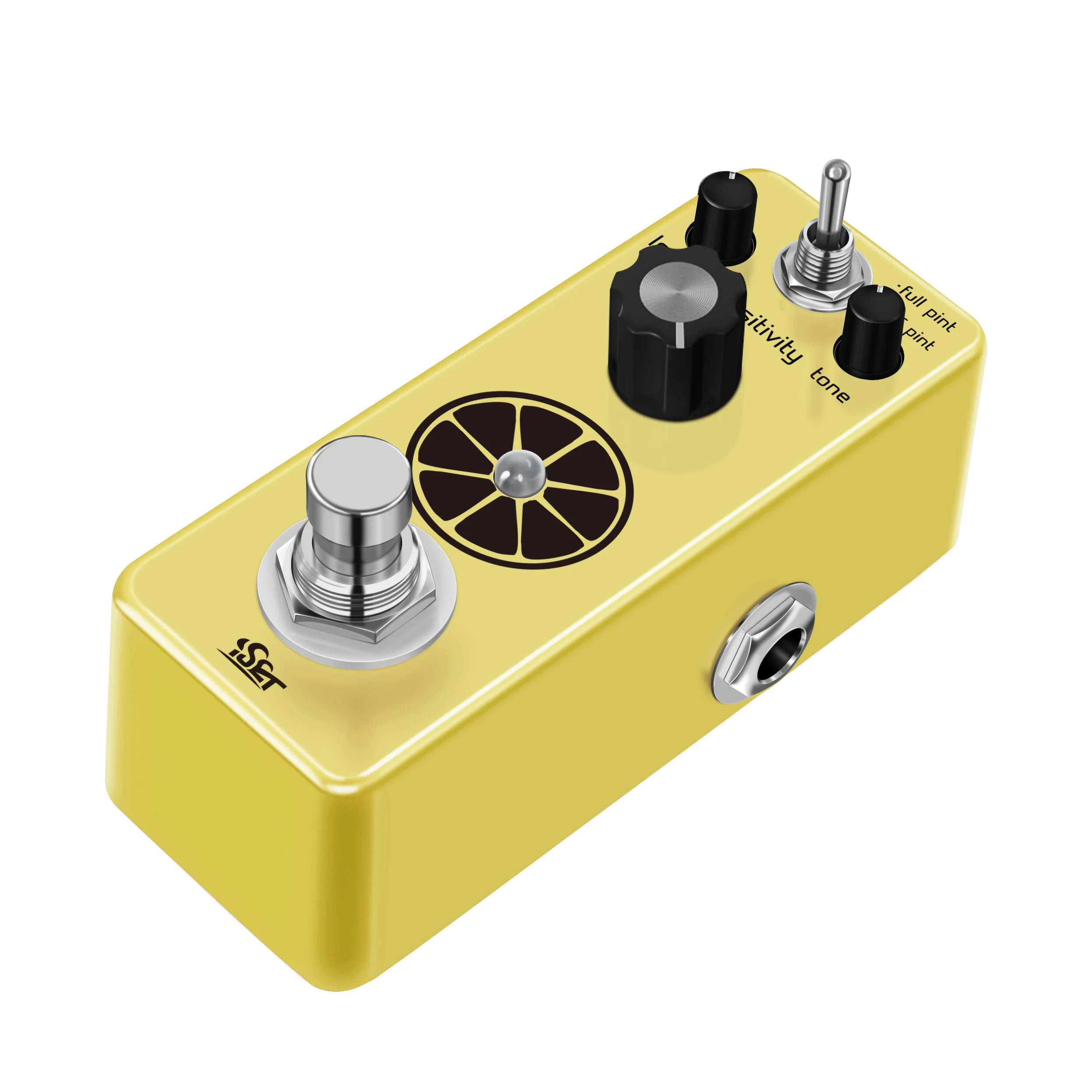 ISET CP-02 Compressor Guitar Pedal Analog Lemon Compress Effect Electric Guitar Bass True Bypass
