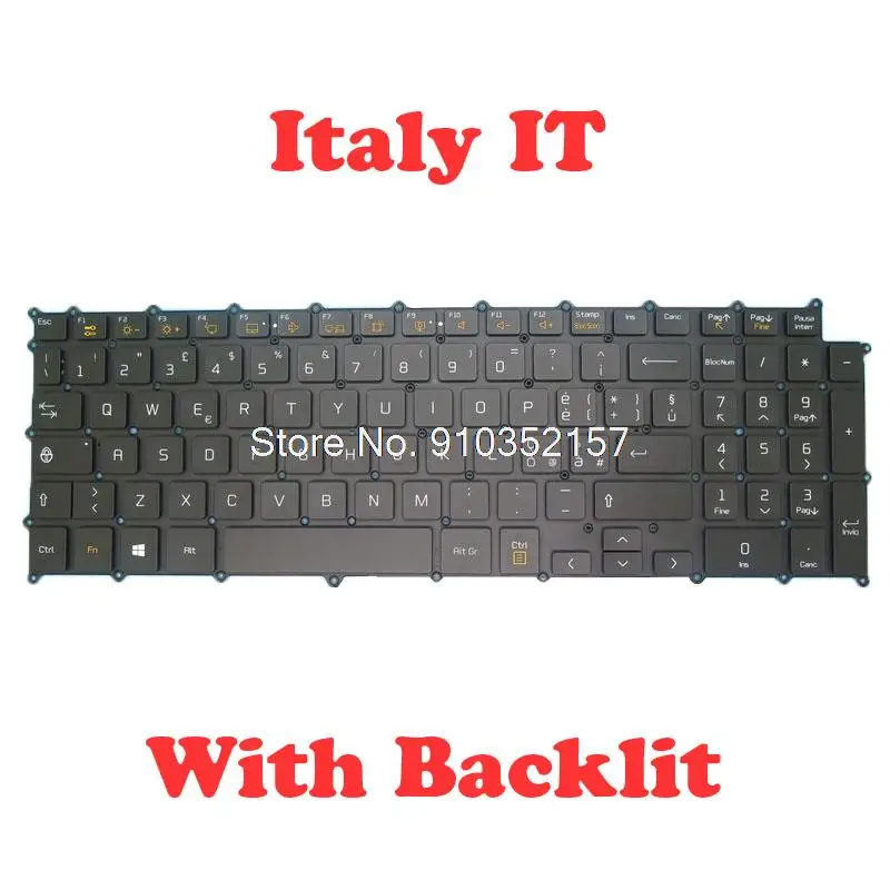 

Клавиатура с подсветкой BR IT для LG SG-A9760-2IA SN3890BU AEW74109816, Италия, SG-A9760-40A SN3890BU, AEW74109817, Бразилия, без рамки