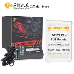 JULONGFENGBAO Full Modular 110-264V ATX 400W 600W For ENP-7660B K39 A4 S3 G5 ITX Case Game Desktop 1U Mini Flex PC Power Supply