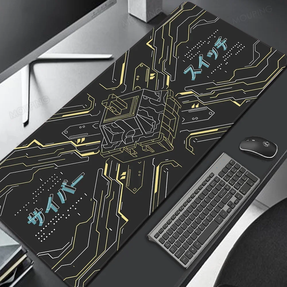 Switch Pad Gaming Black and White Mouse Pad Kawaii Japan Mousepad Gamer Desk Mat Mouse Mats Gamer Carpet Office Tables Pc Mat