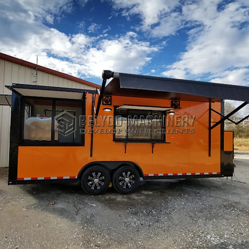 Australian Standard Overseas Fully Equipped Kitchen Mobile Street Pizza ...