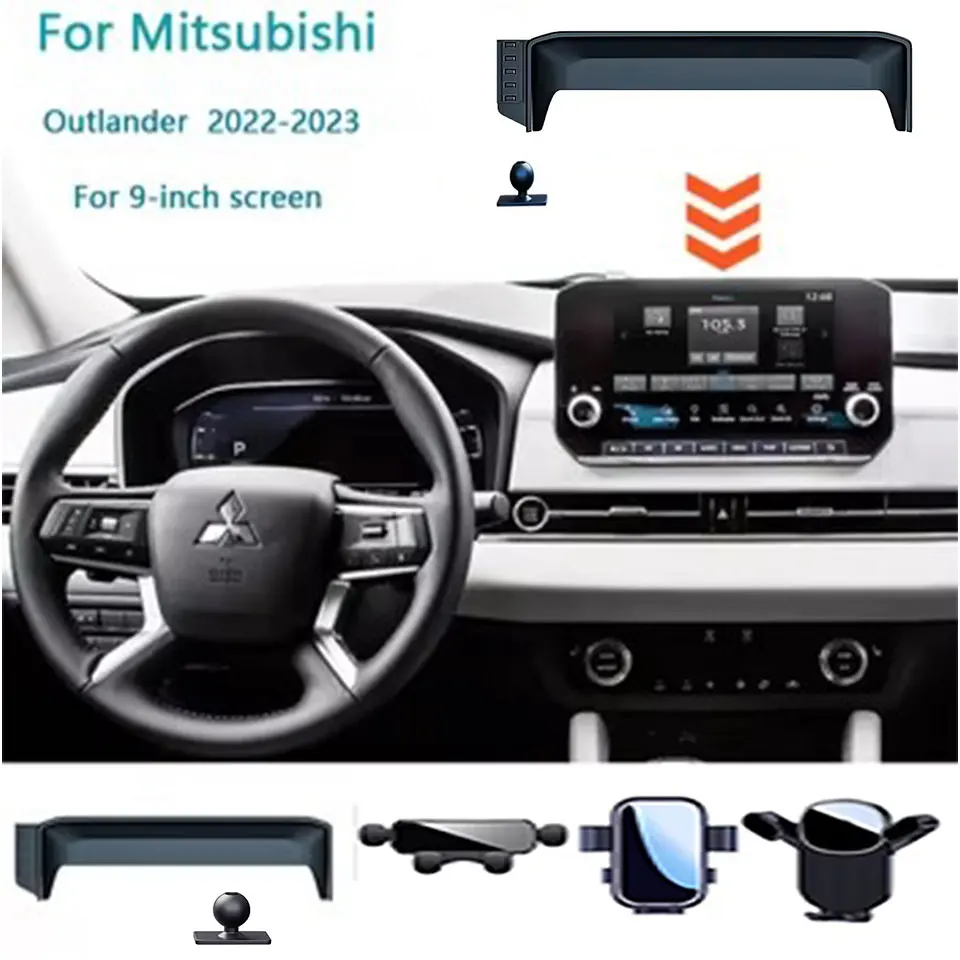 Car Phone Holder Fixed Bracket Base Mobile Phone Mounts Accessories For Mitsubishi Outlander phone holder mobile phone holder