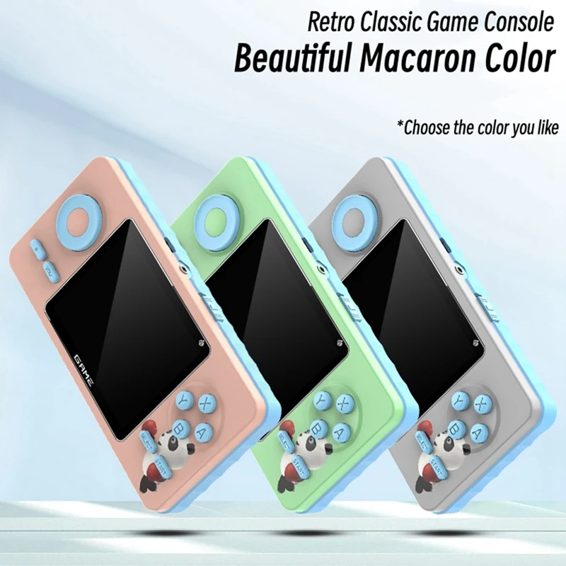 Mini Portable Game Console Retro Classic Handheld Game Player 8 Bit With 520 Free Games Kids Gift-Pink Easy To Use 3