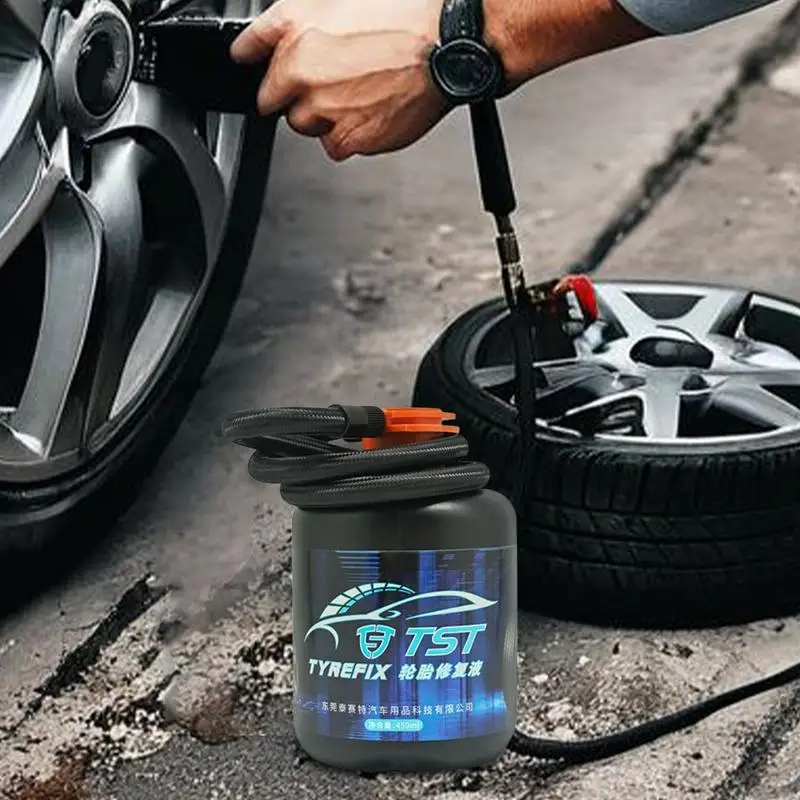 Puncture Repair Sealant Tire Repair Tools 450ml Automatical Professional Grade Tire Sealant Quick