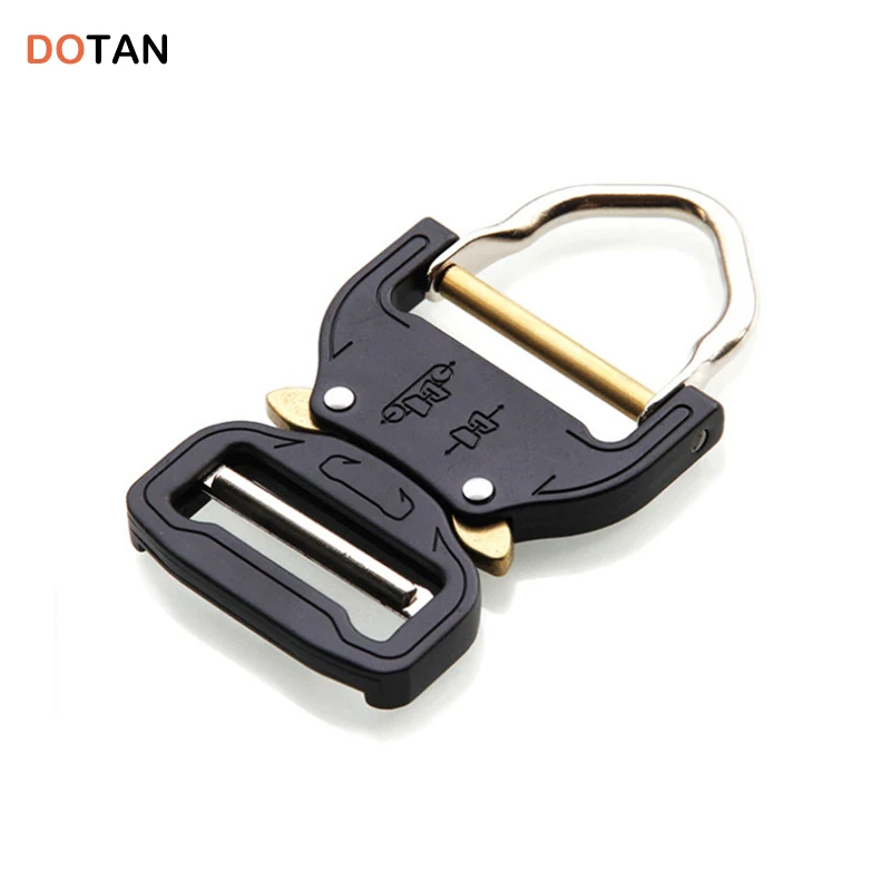 

39mm Snake Buckle For Belts Tactical Webbing Bags Buckles High Strength Quick Release Side Buckles Zinc Alloy Plating Black