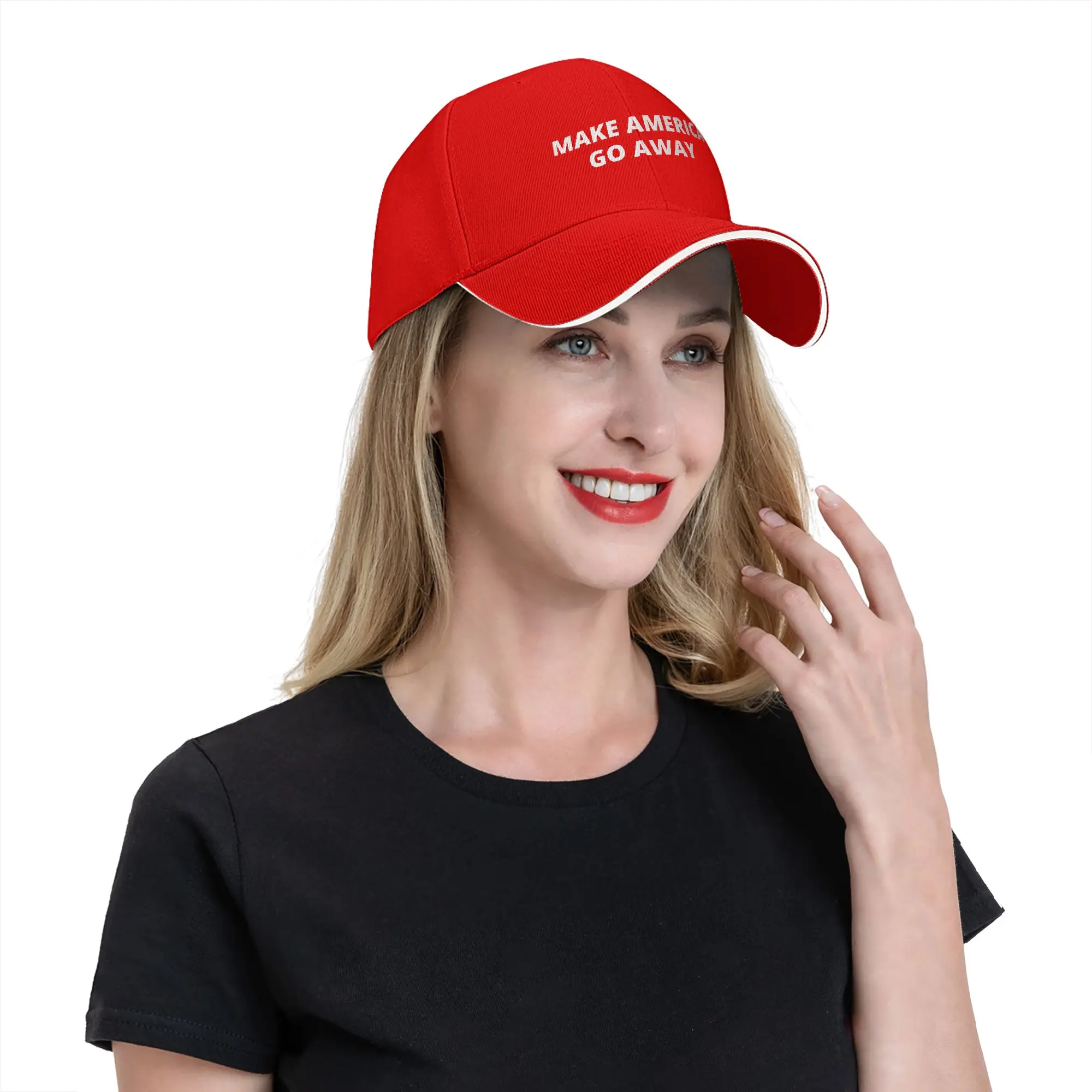 Patriotic Summer Sunscreen Adjustable Baseball Cap - Casual Outdoor Hat