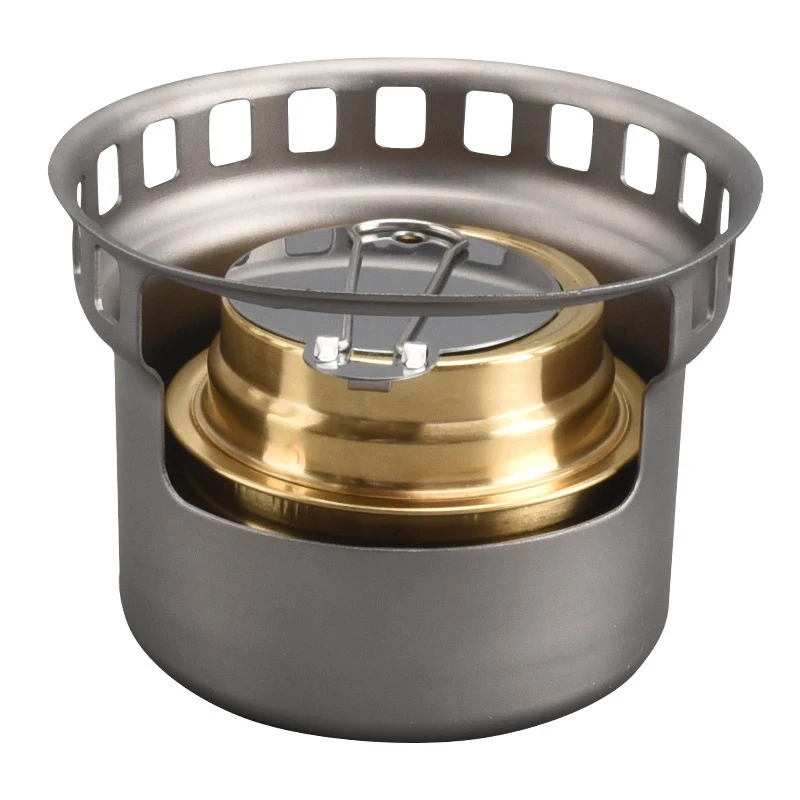 Description Picture 6 of itemCamping Gear and Accessories Alcohol Stove Outdoor Furnace Portable Mini Barbecue Assesories Camp Cooking Supplies Hiking Sports