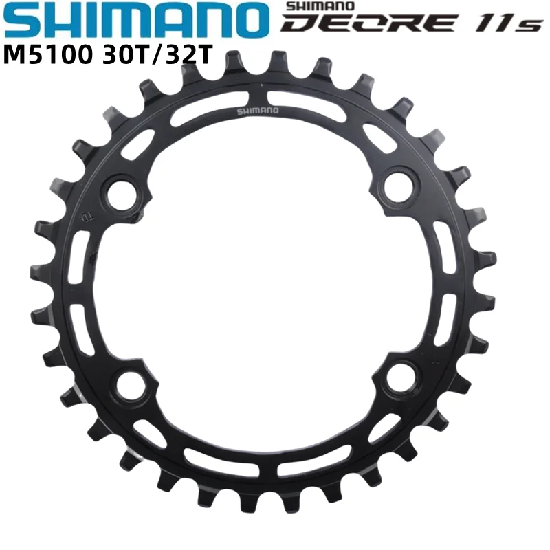 

Shimano M5100 Crown 30T 32T 11 Speed Bike Bicycle Parts Gear 10s 11s 96bcd Chainring Original Shimano MTB Chainring