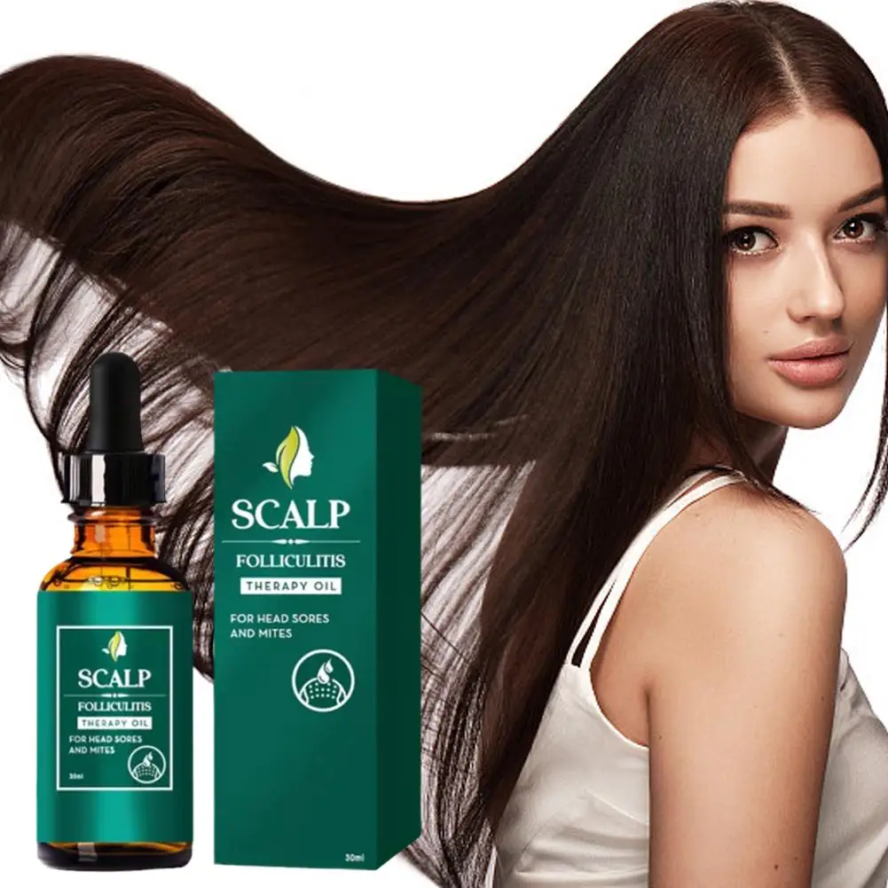 

Scalp Folliculitis TherapyOil Eliminate Hair Mites Nourishing The Hair Hair Oil And CleanGerms Scalp,Therapy Care AndDeeply A7O5