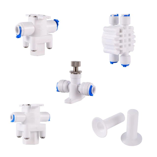 1/4 "3/8" Od -Cső Kerti Nyomáscsökkentő Szabályozó 2/4 Wase Áramlásszabályozó Szelep Öntözési Tisztító Fordított Ozmózis Kiegészítők
