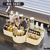 New 360° Rotating Makeup Brush Holder Cosmet Storag Box Luxury Makeup Organiser Lipsticks Make Up Container Vanity Organizer Box 6