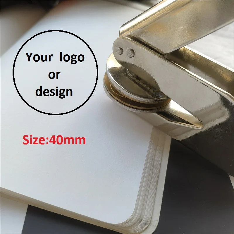 Custom Logo Embossing Stamp, Logo or Emblem Embosser, Wedding Logo