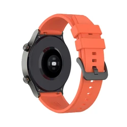 Original Silicone Replacement Wristband for Smartwatches - 22mm Strap (Orange)