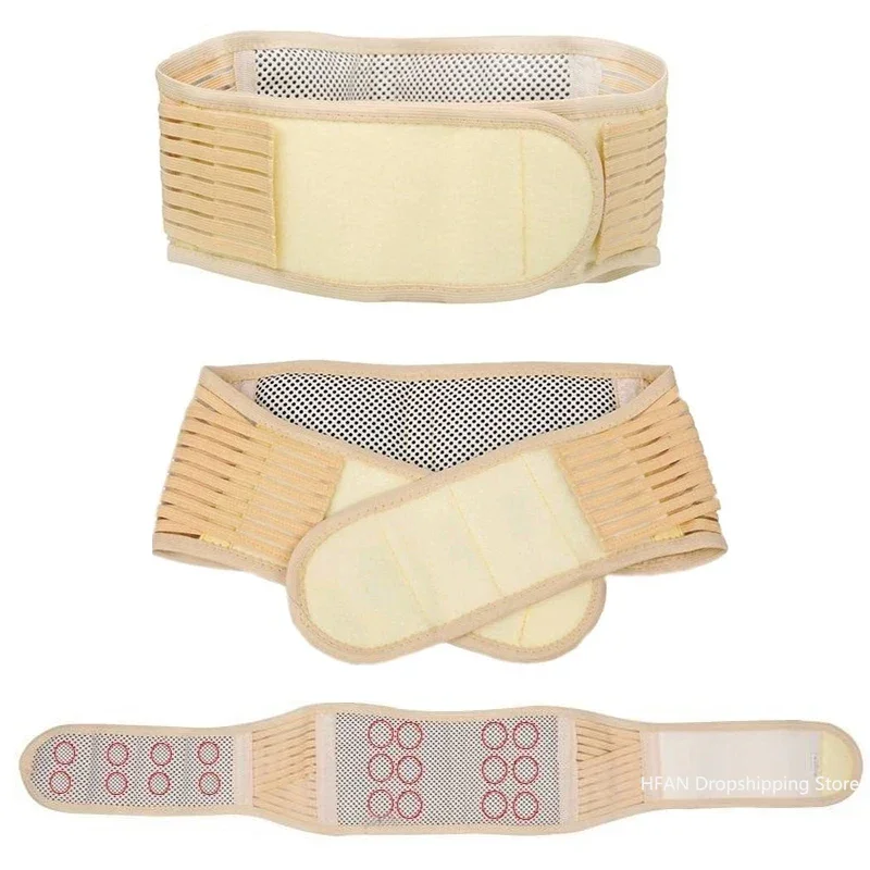 Lumbar Support Belt Back Brace Waist Support Belt Back Support Belt Weightlifting Belt Waist Trainer Belt Weightlifting Waist Belt Lumbar Braces Belt Tourmaline Magnetic Therapy Waist Spontaneous Self Heating burning fat abdominal muscle trainer brace support