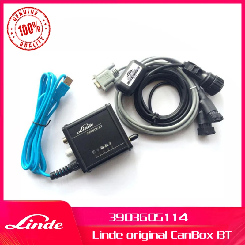 Linde forklift truck 3903605140 original CanBox Bluetooth Doctor Cable Line Adapter Service Box Diagnostic Interface Tool New 1756 ob16d plc new original 19 2 30v dc 16 diagnostic outputs digital dc output module