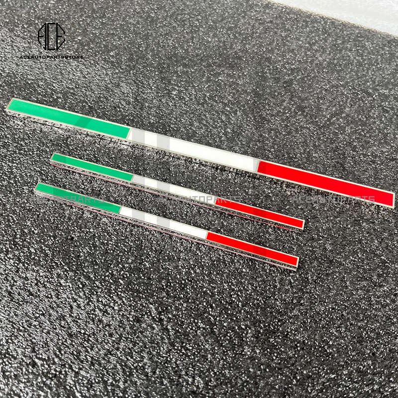 Per Ferrari Italia Flag Badge 599 360 430 458 488 812 F8 F12 California Accessori Decalcomania Coda Cap Gonna Laterale