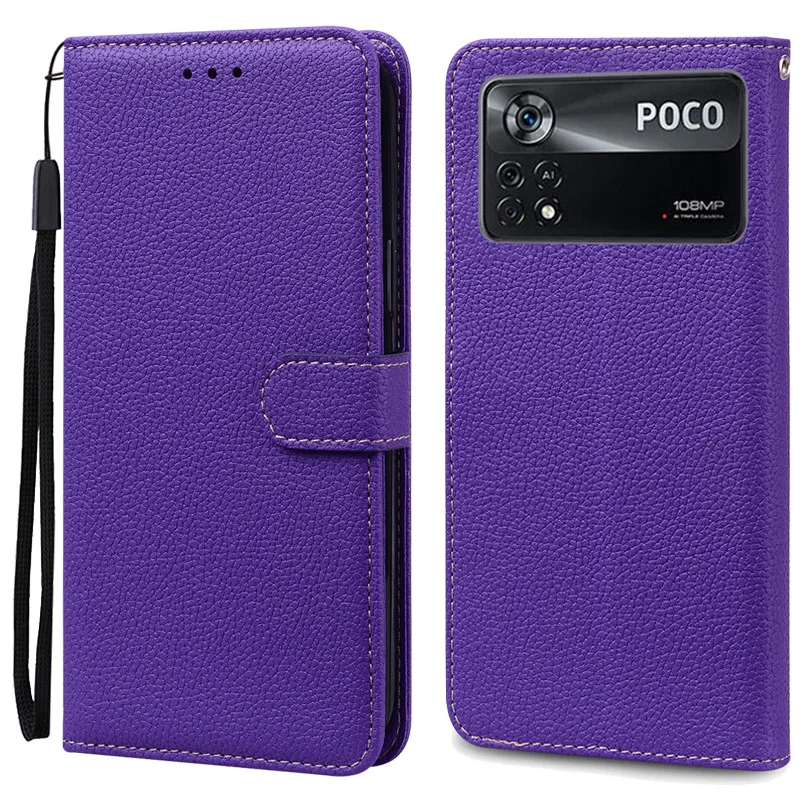 Elegant Leather Flip Wallet Cover - Premium Protection and Style