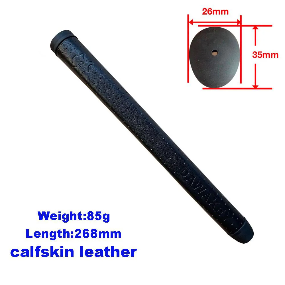 Handcrafted Genuine Leather Golf Putter Grip - Soft Comfort Material