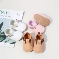 Winter Baby Girl and Boy Warm Non-slip Walking Shoes for Infants Cute Toddler Prewalkers High Quality Comfortable Shoes BMB4005 2