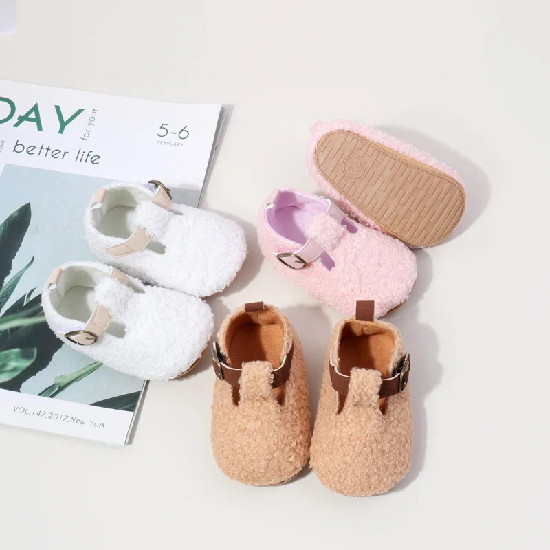 Winter Baby Girl and Boy Warm Non-slip Walking Shoes for Infants Cute Toddler Prewalkers High Quality Comfortable Shoes BMB4005 2