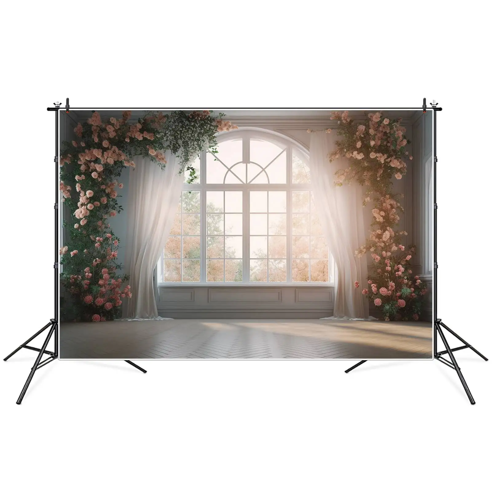 

MOON.QG фон белая занавеска створки окно день рождения рамка реквизит фон под заказ цветок фото искусственные принадлежности