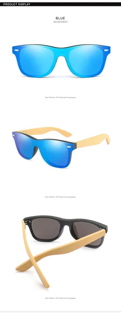 Occhiali da Sole in Legno Uomo Donna Quadrati Bamboo Donna per Donna Uomo Occhiali da Sole Specchio Oversize Retro De Sol Masculino Fatti a Mano_voghion.com