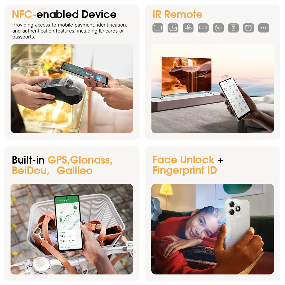 Ulefone Note 18 Ultra 5G Smartphone 12GB RAM(6+6) 256GB ROM 6.78" NFC 50MP MTK Dimensity 720 Android 4