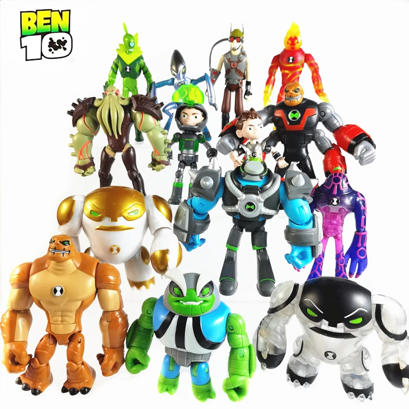 Anime Figure Ben10 Kineceleran Quattro Braccia Articolazione Diamondhead Tennyson 10 Collezione Di Ornamenti Omnitrix Ben10 Regalo