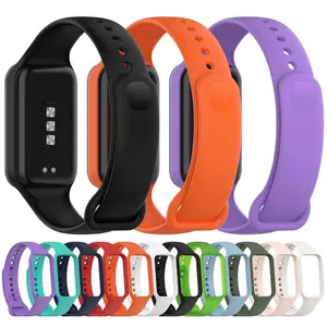 Ремешок силиконовый для XiaoMi Redmi Smart Band 2, сменный спортивный браслет для наручных часов Redmi Band 2