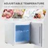 Mini Freezer Countertop, 1.1 Cu.Ft Compact Upright Freezer with Removable Shelves, Reversible Door for Home, Dorm, Apartment and 3
