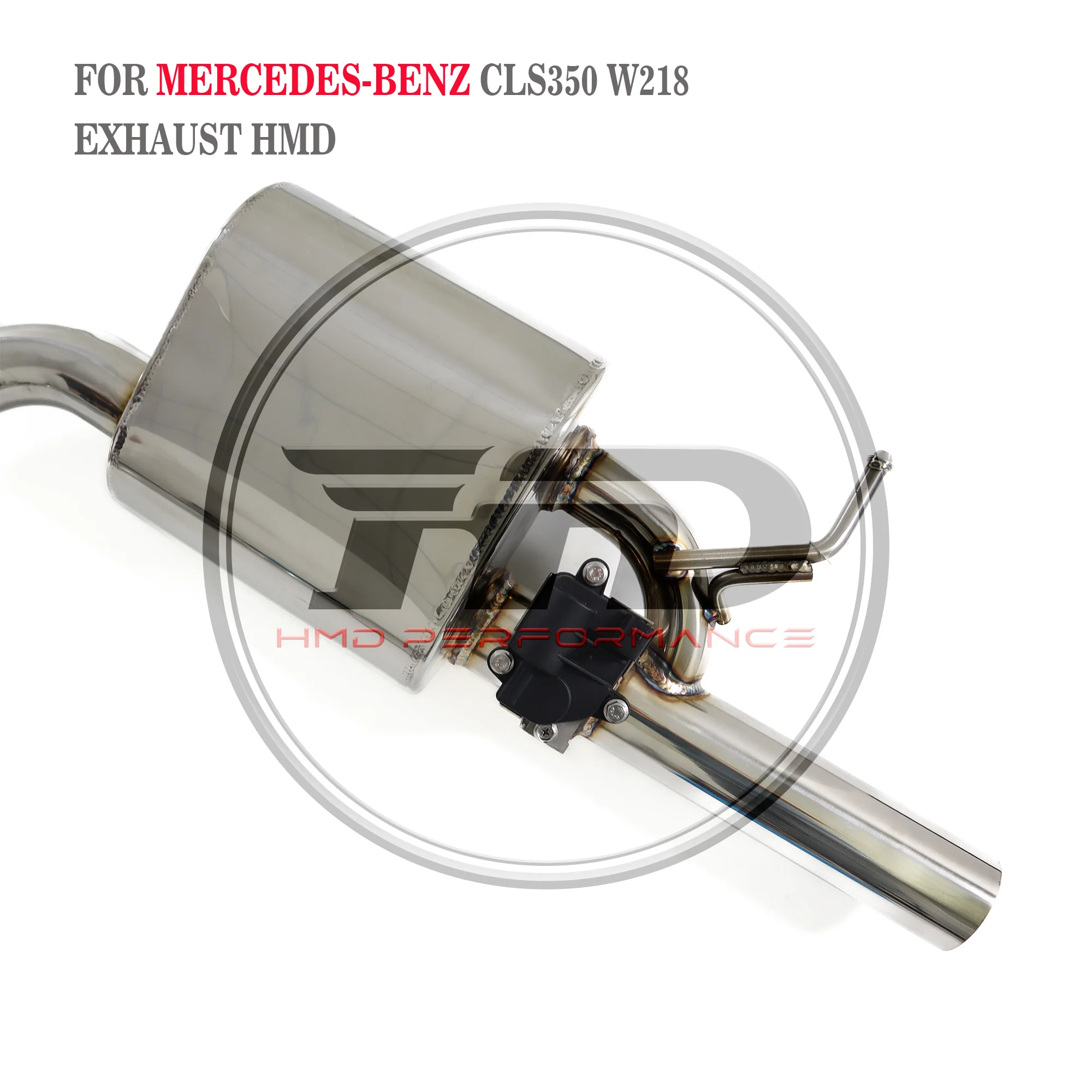 HMD Exhaust System High Flow Performance  Catback for Mercedes Benz W218 CLS320 CLS350 CLS400 3.0T With Catalytic Header