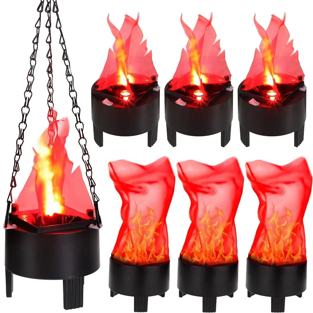 

3D Fake Flame Lamp Electric Campfire Artificial Flickering Fire Light Party Flame Stage Effect Light Decor