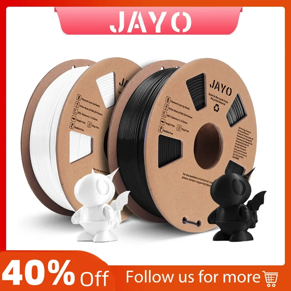 JAYO 3d  PLA/ PETG/PLA PLUS /PLA META Filament For 3D Printer PLA 1.75mm 2KG  Consumables Non-toxic Gifts For 3D Printer& Pen