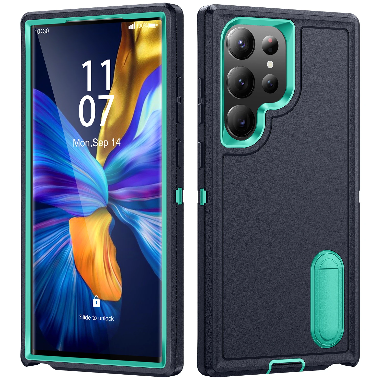 Enhanced Dual Layer Protective Phone Case - Sleek and Durable Back Cover