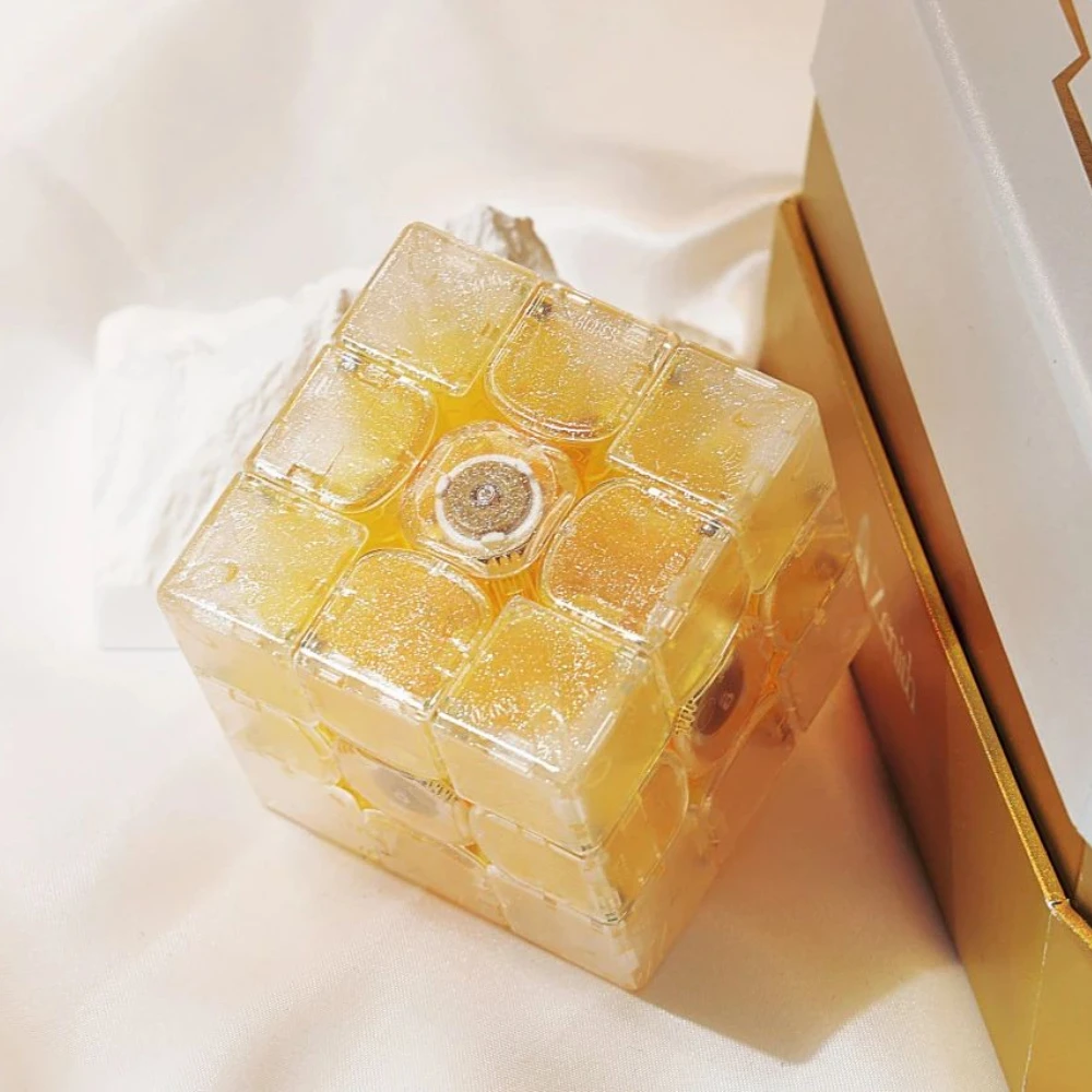 2024 GAN15 Maglev Winter Limited Collection Speed Cube Gan 3x3 Cube 3x3 Magnetic Cube Professional Competition Magico Puzzle Toy 5