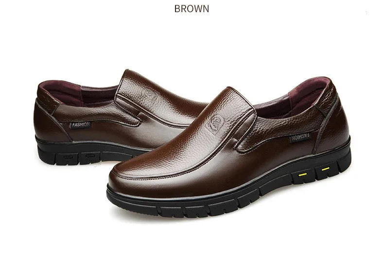 Genuine Leather Casual For Men Handmade Flat Platform Walking Shoes Outdoor Footwear Loafers Breathable Sneakers_vogvips.com