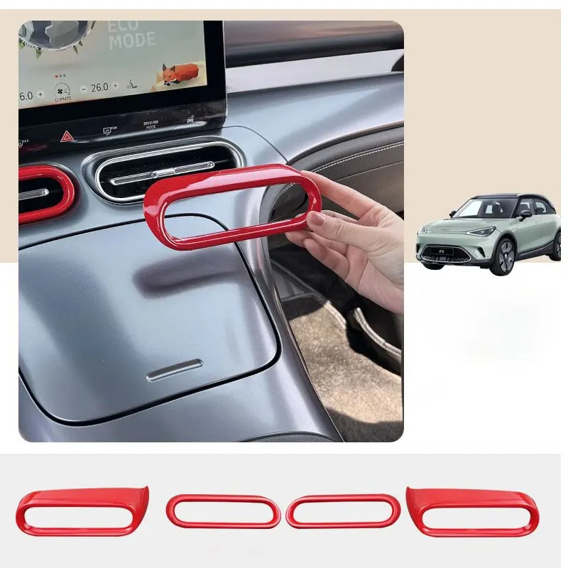 

4 шт., автомобильные аксессуары для защиты интерьера Mercedes Smart Elf 1 #3 #
