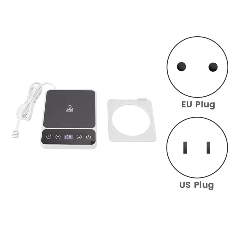 

Electric Cup Warmer 9 Mode Constant Temperature Auto Stop Even Heating Desk Cup Warmer For Office Coffee Warmer