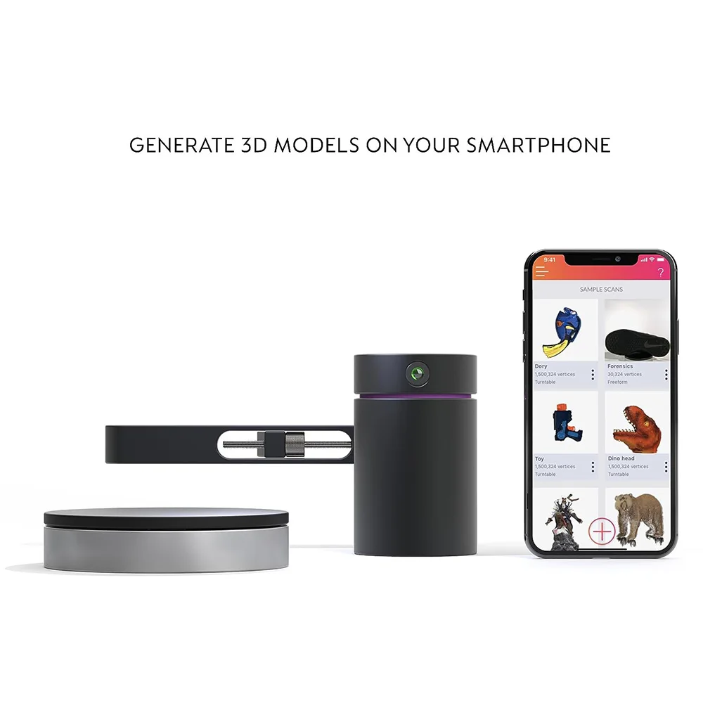 EORA 3D Scanner For Smartphone Desktop Laser Scanning