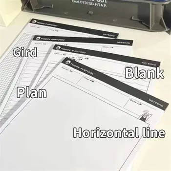 1PC B5 Carta per appunti adesiva Carta semplice e strappata Forniture per l'apprendimento Quaderno per appunti