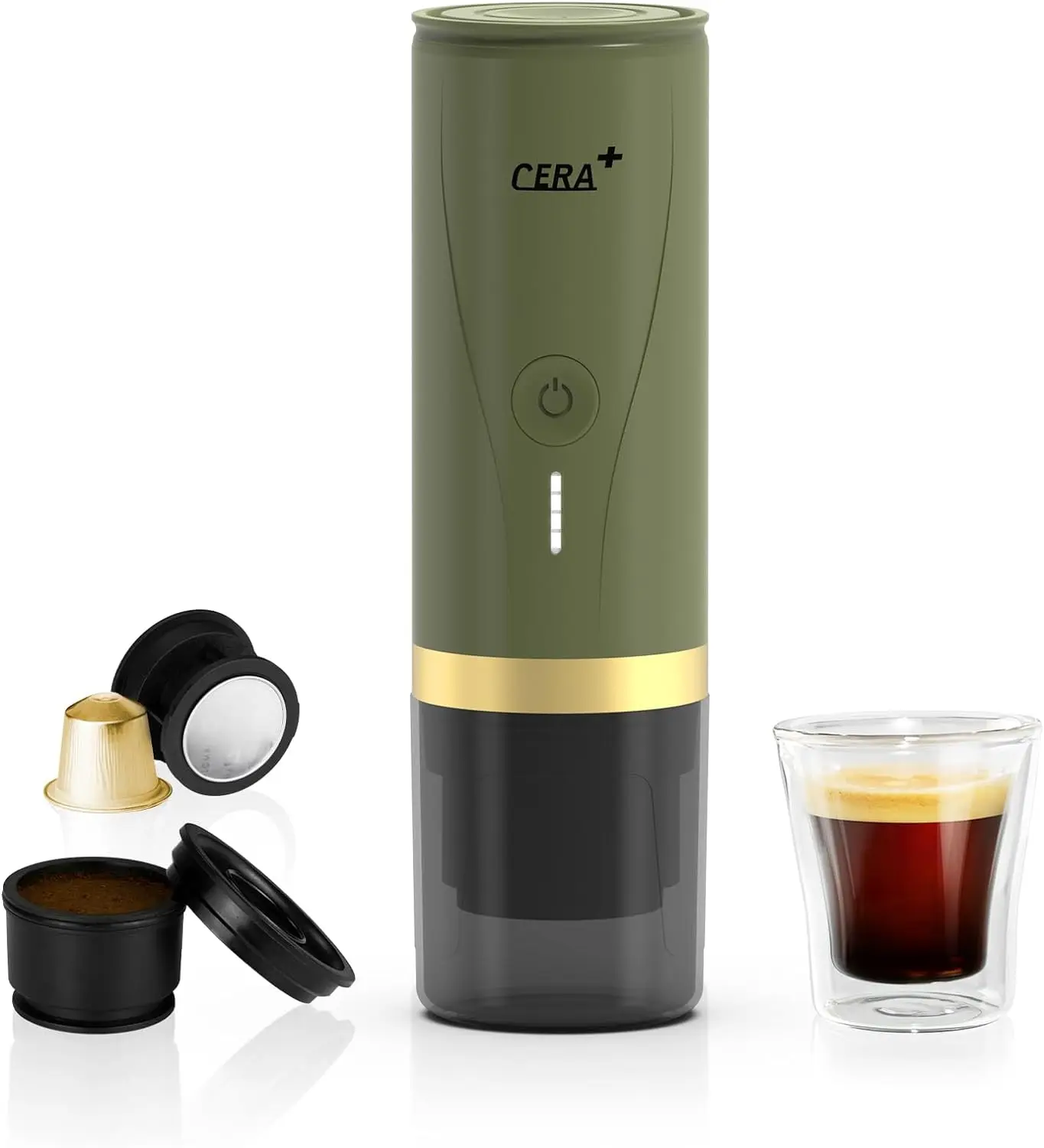 

Mini Portable Coffee Maker, Espresso Portable Car Coffee Make Fully Automatic Coffee Machine Portable