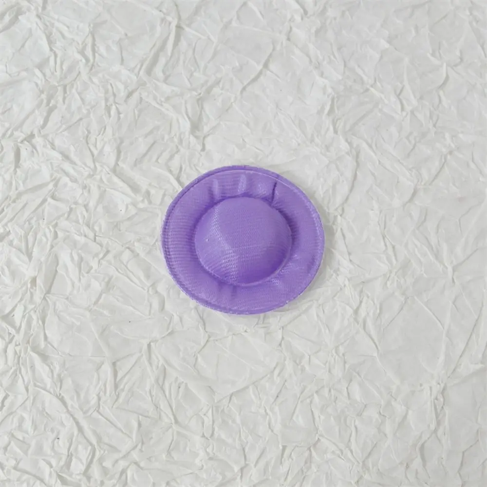 10PCS Cotton Mixed Styles Small Cap Mini Mixed Color Mini Cotton Doll Hat Colorful DIY Crafts Doll House Ornament Girls Gift