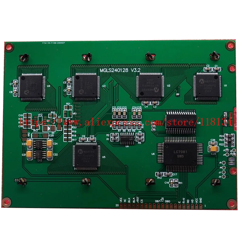 Substituto para Mgls240128 V3.2 Mgls240128t Mgls240128-el Mgls24012811lcd Painel de Exibição de Tela Novo