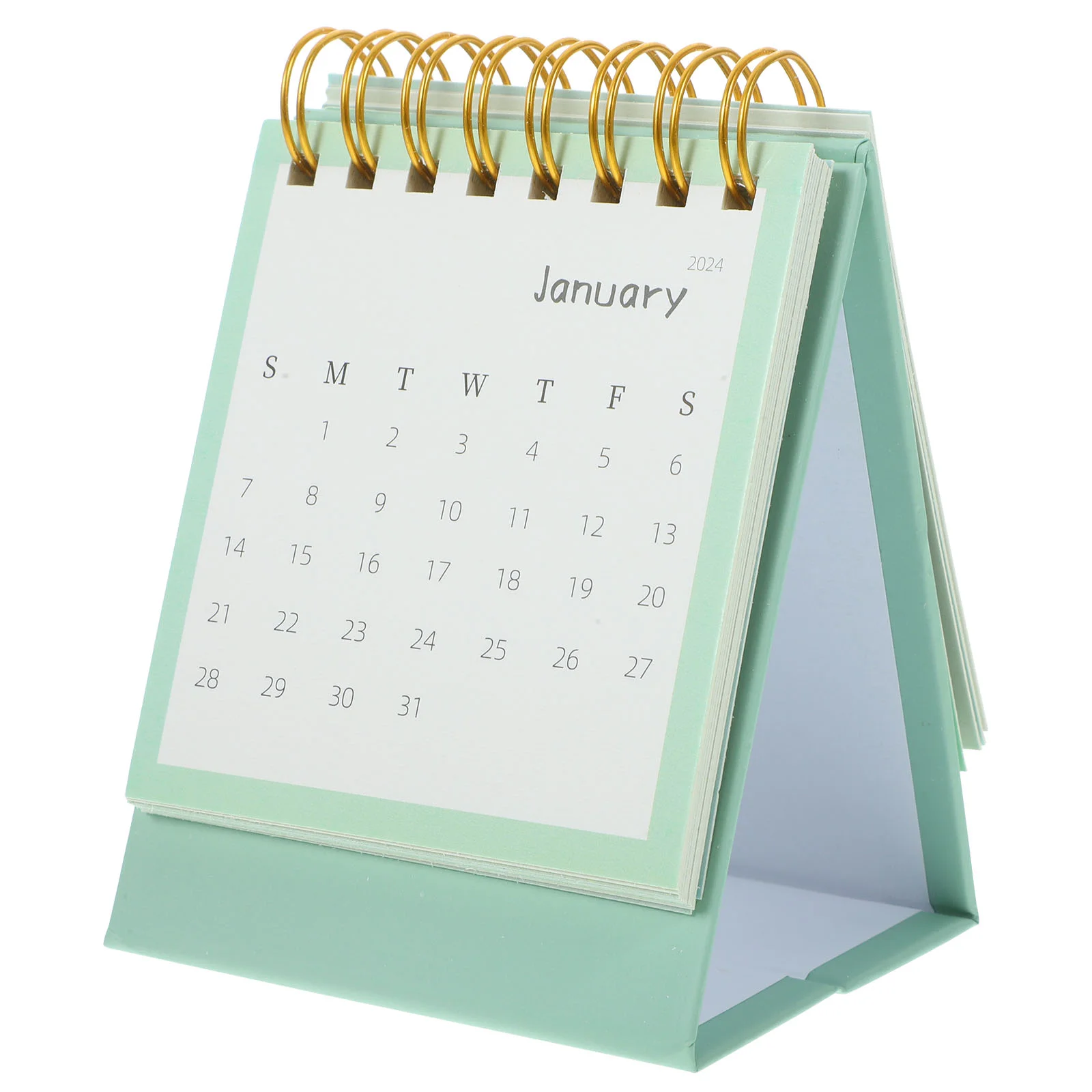 Decorate 2024 Small Desk Calendar Office Home Convenient Desktop Paper Delicate 2024 mini desk calendar delicate convenient desktop creative decor table ornament