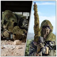 Camouflage Netting Tactical Mesh Net Camo Scarf Sports Hunting Shooting Wild Photography Sniper Camo Mesh Hiking Scarves 2
