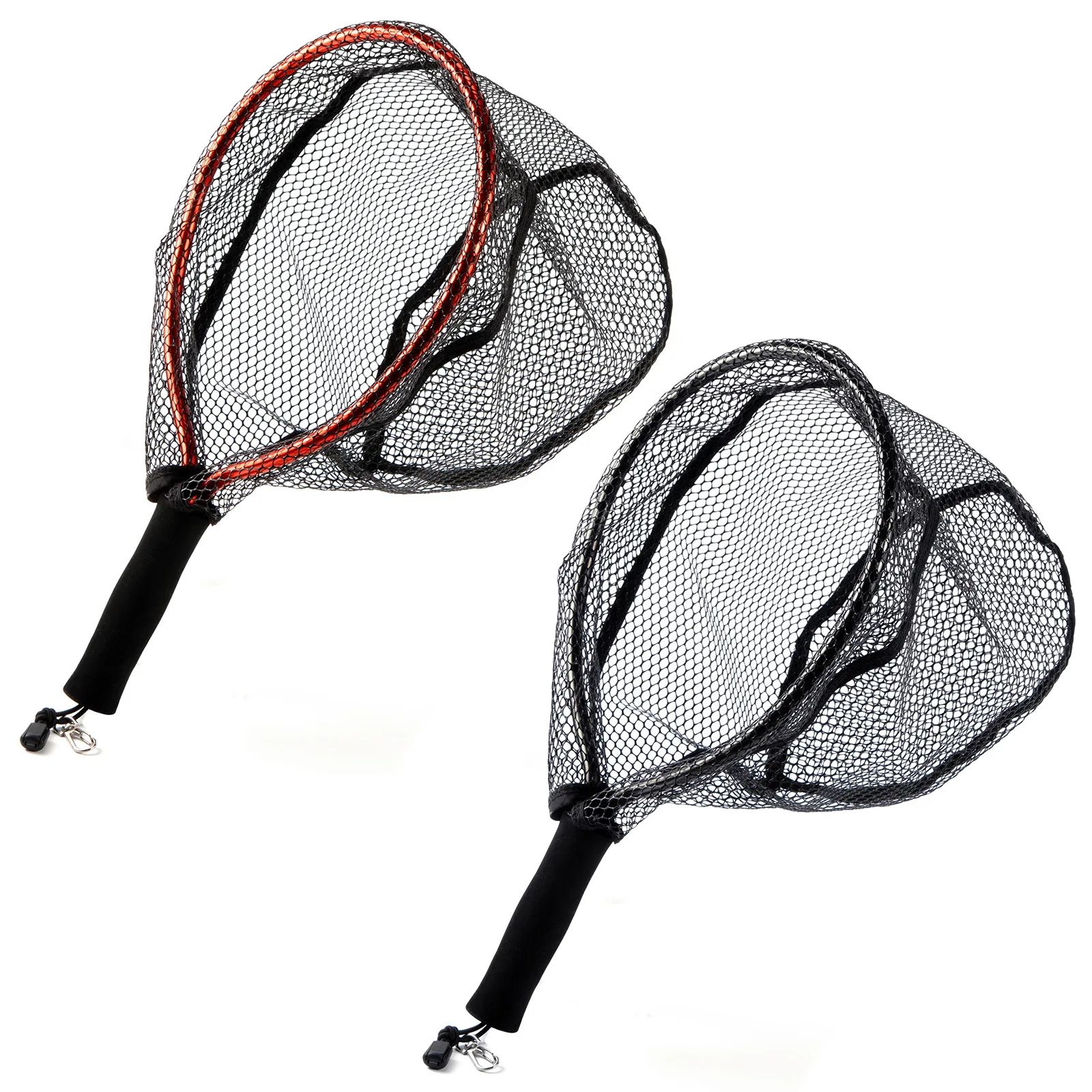 

Fly Fishing Dip Net Non-Slip Wear-resistant Landing Mini Dip Fish Net Bag Single-section Aluminum Alloy Nylon Mesh Bracket